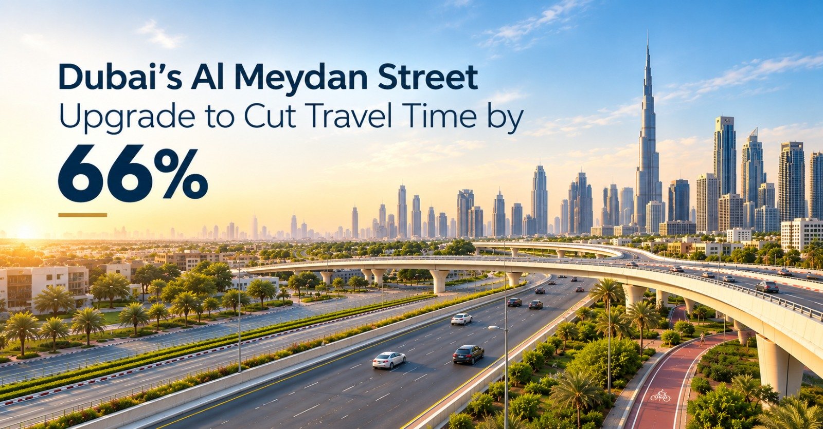 Dubai’s Al Meydan Street Upgrade to Cut Travel Time by 66% 🚧
