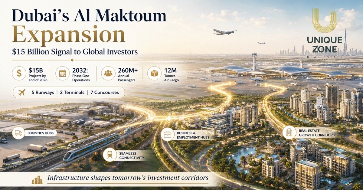 Dubai’s Al Maktoum Expansion: A $15 Billion Signal to Global Investors