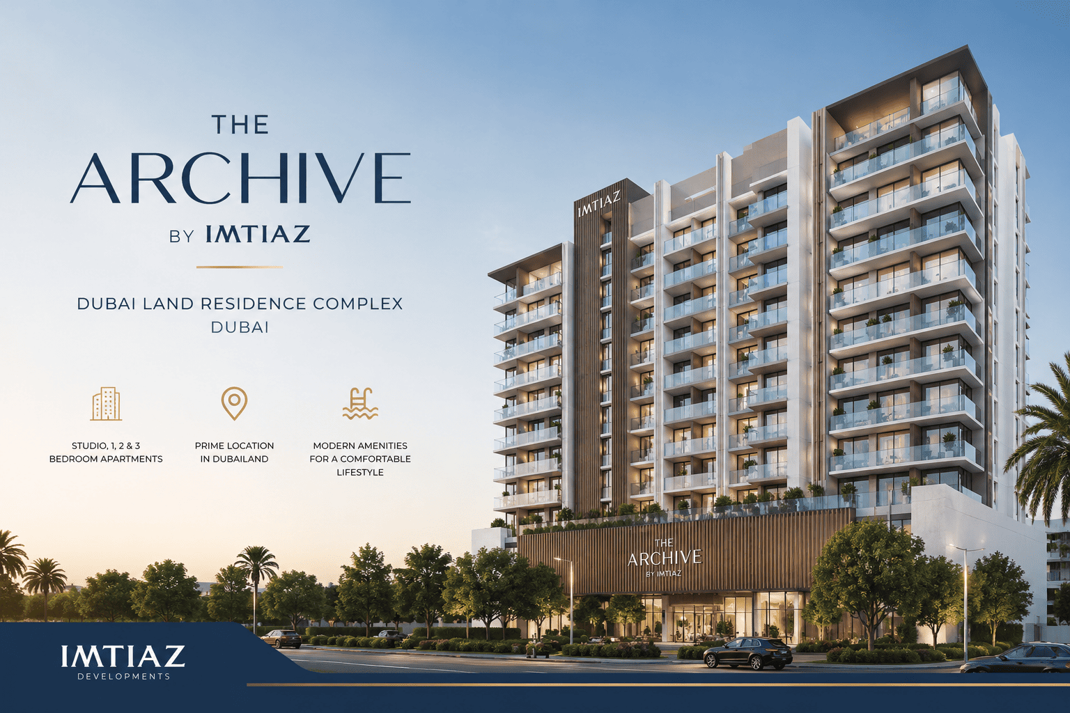 The Archive by Imtiaz at Dubai Land Residence Complex, Dubai by Imtiaz Developments